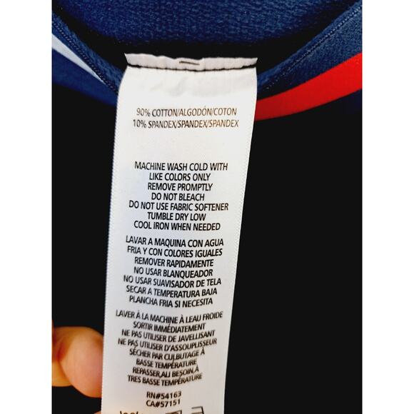 Nwt Tommy Hilfiger Sport Women's Blue Athletic Leggings In Size Large Y2K - Picture 5 of 5